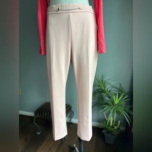 Counterparts Stretch Cigarete Pants Trousers Blush Pink Size 16